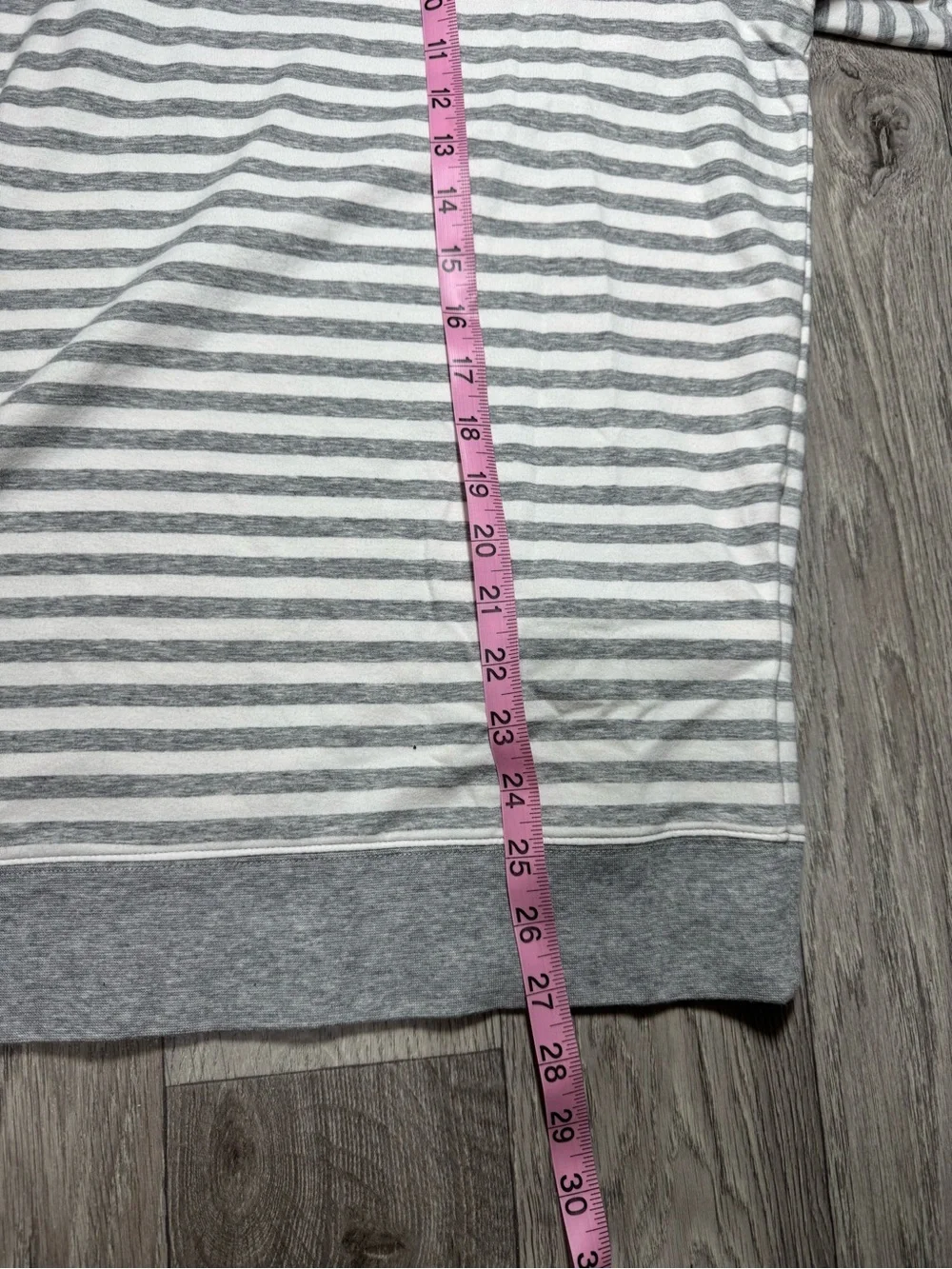 Polo Golf Ralph Lauren Grey/White Striped1/4 Zip Pullover Sweater Men’s XL
